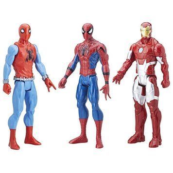 Набір іграшок Hasbro 3в1, Людина павук та Залізна людина, 30 см - Spider Man Homecoming, Marvel, Titan Hero C2413 фото
