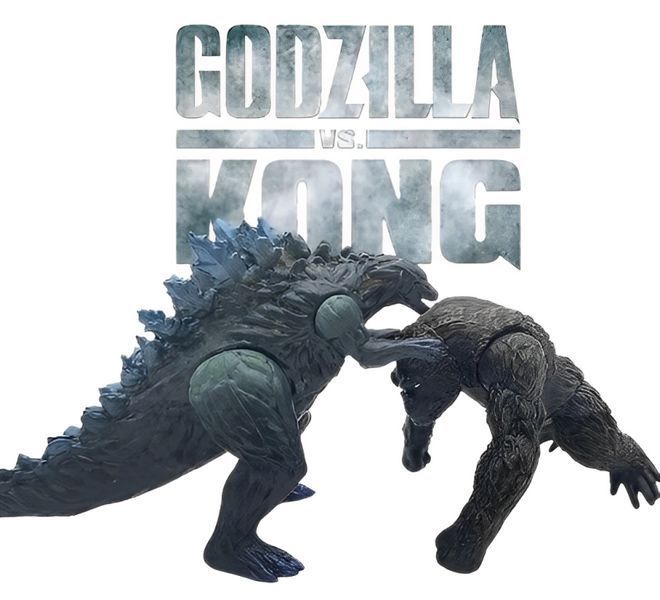 Набір іграшок 8в1 Годзілла проти Кінг-Конга, 9 см - Godzilla vs King Kong GVSKK1102 фото