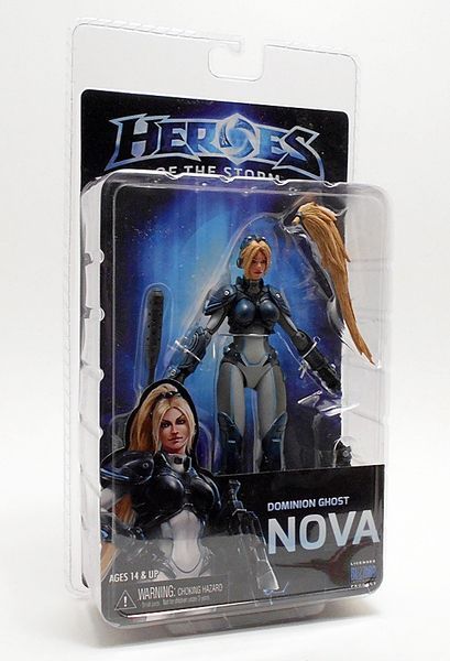 Фігурка Neca Нова Герої Бурі (Старкрафт, Доту 2) 15 см - Nova, Heroes of The Storm (StarCraft, Dota 2) 45401 фото