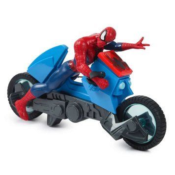 Фігурка Hasbro Людина павук із мотоциклом, 15 см - Marvel Spider-Man Web Cycle F5074 фото