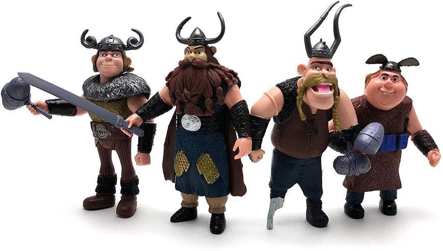 Набір фігурок "Як приборкати Дракона" 8в1, 9 см - "How to train Dragon" action figure HTTYD2019 фото