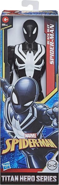 Фігурка Hasbro, Людина-Павук Чорний Костюм Веном Марвел, 30 см - Black Spider-Man, Marvel, Titan Hero Series E8523 фото