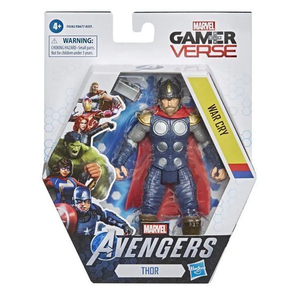 Фігурка Hasbro Тор з молотом Месники, 15см - Thor, Gamerverse, Avengers F0282 фото