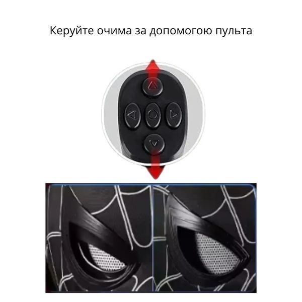 Інтерактивний ігровий набір Людина-павука Premium 2, 2в1, маска з блимаючими очима, веб-шутер - Spider Man SMB19062IN1 фото
