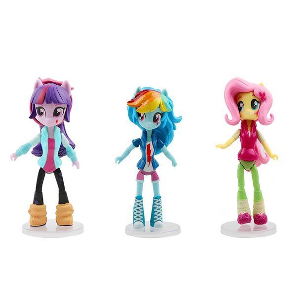 Фігурки 7в1 Дівчата Еквестрії на підставках, 14 см - My Little Pony, Equestria Girls mlpeg002 фото