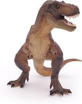 Фігурка динозавр Т-рекс з рухомою щелепою, Тиранозавр 13 см - T-Rex, Papo 55001 фото