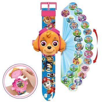 Дитячий годинник з 3D проектором 24 зображення Щенячий патруль Скай - Paw Patrol PP3189_5 фото